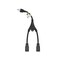 Monoprice SJT Extension Cord Adapter, 14 AWG, Indoor, 14/3, 2 Outlets, 5-15R, Black, 5-15P, 1.2 ft 5309 - alternate 3